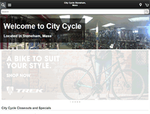 Tablet Screenshot of citycycleinc.com